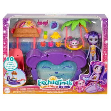 Mattel Komplet za tropski bazen Enchantimals + opica