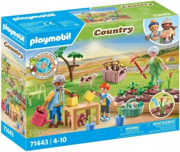 Playmobil Blocks 69 el Podeželski zelenjavni vrt na kmetiji starih staršev 71443
