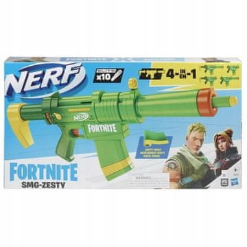 Nerf Fortnite SMG-Zesty izstreljevalec + 10 puščic F0319