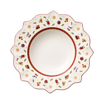 Globok krožnik Villeroy & Boch Toy's Delight Christmas (bel)
