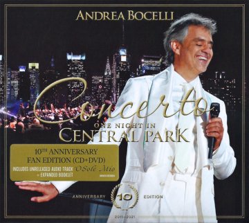 Andrea Bocelli - Koncert: Neke noči v Centralnem parku (10. obletnica) (CD+DVD)