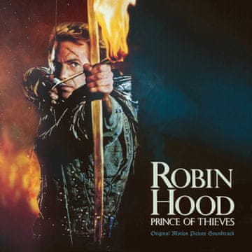 BE Vinilna plošča z glasbo - Robin Hood, princ tatov, 2LP, modra/škropljena