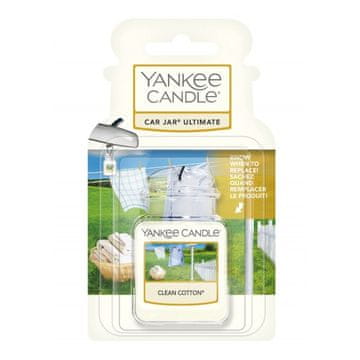 Yankee Candle - Clean Cotton - ultimativna dišava v avtomobilskem kozarcu