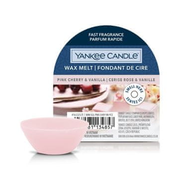 Yankee Candle Roza češnja in vanilija - - dišeči vosek