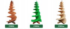 Leseno božično drevo DIY CH100 surovo 82 cm poljski izdelek