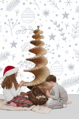 Leseno božično drevo DIY CH100 surovo 82 cm poljski izdelek