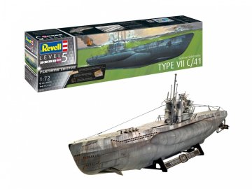 slomart REVELL Plastični model - Nemška podmornica tip VII C/41, 1/72