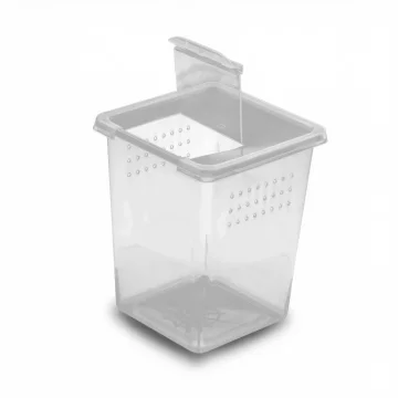 Vertikalna posoda za vzrejo z prezračevanjem 8x8x11 cm - za drevesne pajke in bogomolke
