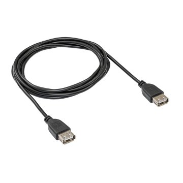 Akyga AK-USB-06 2x USB A 2.0 podaljševalni kabel ženski-ženski kabel 1,8 m
