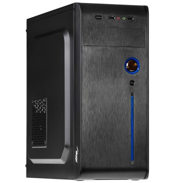 Akyga ATX ohišje za računalnik AK939BL Midi Tower 2x USB 2.0, črno-modro