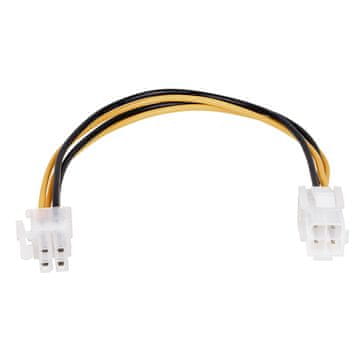 Akyga P4 4-pinski podaljševalni kabel za napajanje AK-CA-78 CPU kabel 23 cm