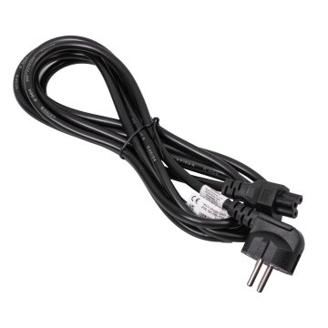 Akyga AK-NB-10A napajalni kabel z vtičnico IEC C5 CEE 7/7 za prenosnik, 3 m