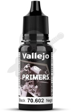 Vallejo VALL-70602 Površinski temeljni premaz 18 ml črne barve