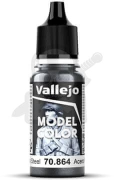 Vallejo VALL-70864 Barva modela 17 ml Naravno jeklo