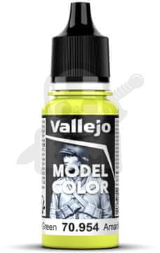 Vallejo VALL-70954 Barva modela 17 ml rumeno zelena