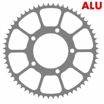 Aluminijasti zobnik Stunt 60t-525 Honda CBR 600F F2 F3 F4 CB CBF 600 650 900RR (1997-2022)
