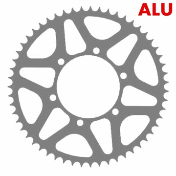 Stunt aluminijasti zobnik 55t-525 Yamaha R6 FZ7 MT-07Suzuki GSXR 600 750 (2003-2018)