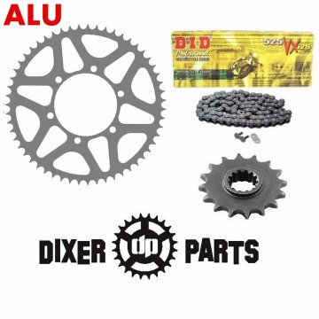 Pogonski komplet 15/70 ALU + veriga DID 525 VX - Suzuki GSX-R 600 750 (2006-2010) - Stunt