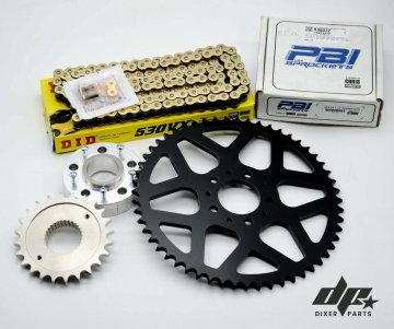 Komplet pogona 24/55 + veriga DID 530 VX - Harley Davidson Dyna (od 2006)