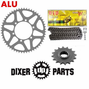 Pogonski komplet 15/70 ALU + veriga DID 530 VX - Honda CBR 929 954 Fireblade (2000-2003) SC44 SC50