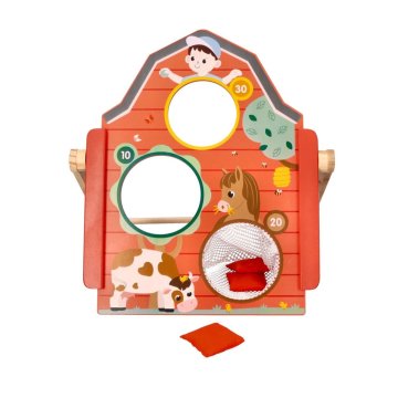 Adam toys Spretnostna igra z vrečkami - Kmetija