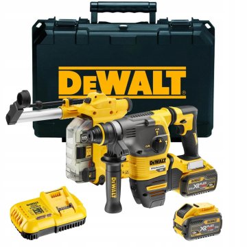 DeWalt DCH335X2 ZMOGLJIV UDARLJIVO VRTALNIK Z ODSESAVANJEM PRAHU SDS-Plus 2x9Ah 3,5J