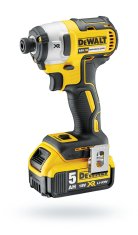 DeWalt DCF887P2 Udarni vijačnik 205 Nm 3 hitrosti 3xLed 2x5Ah Tstak kovček
