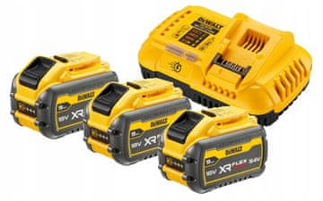 DeWalt DCB118X3 DCB547 54V 9.0Ah hitri polnilnik 3-v-1 komplet