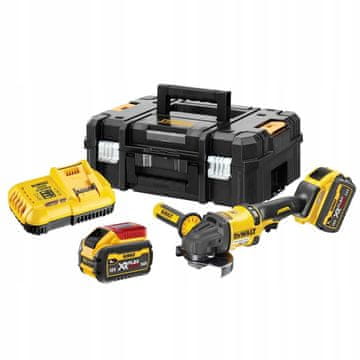 DeWalt DCG418X2 ZMOGLJIV KOTNI BRUSILNIK 125 mm 54 V FLEXVOLT 2 x 9 Ah TsTak