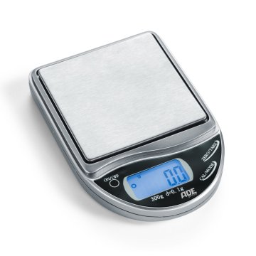 ADE Žepna elektronska tehtnica z natančnostjo do 300 g, natančnost 0,1 g, 7 x 10 x 1,6 cm
