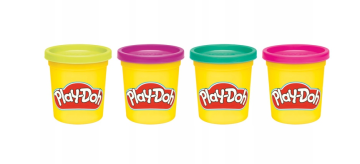 HASBRO Play-Doh štiri tube - G0689