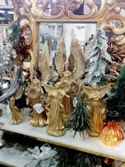 Majhna umetna božična jelka iz jute 20 cm srebrne barve