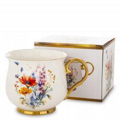 Vrček v škatli, porcelan, 450 ml, skodelica, cvetlični vzorec