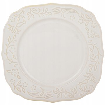 Porcelanski desertni krožnik Sarmatia, kvadratni krožnik za zajtrk, 19,5 cm