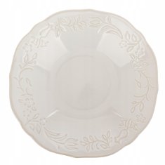 Skleda za solato, kremna porcelanasta skleda, 13 cm