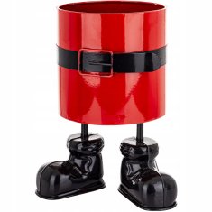 Pokrov za cvetlični lonec, božična figurica Božička, stojalo za božično drevo 26 cm