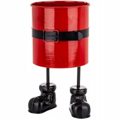Pokrov za cvetlični lonec, božična figurica Božička, stojalo za božično drevo 33 cm