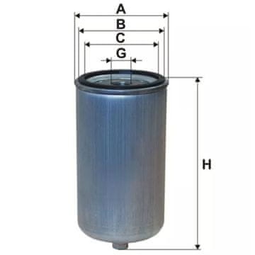 ERS WIX 95138E - Filter goriva SN70142 WDK724/1 FS1068 PP837/2 H70WDK15 PDS718