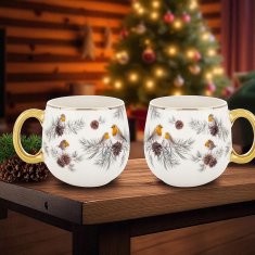 Porcelanasta skodelica v darilni škatli, 530 ml, velika skodelica