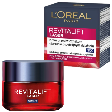 480228 L'Oréal Revitalift Laser nočna krema proti gubam s pro-retinolom 50 ml