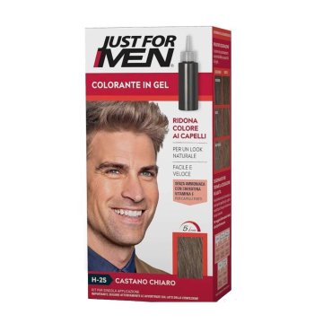 Barvni gel za lase Just For Men H-25 svetlo rjava