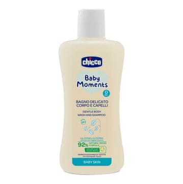 Chicco nežna tekoča krema za telo in lase za dojenčke 0M+