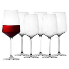 DUKA ELIAS kozarci za rdeče vino 6 kosov 650 ml prozorni