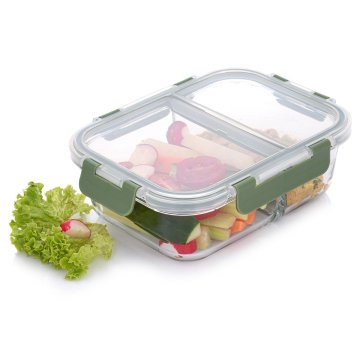 DUKA Škatla za malico s predalom IDEAL LUNCH 980 ml