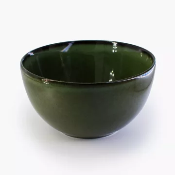 DUKA Porcelanasta skleda MOSS 15 cm zelena