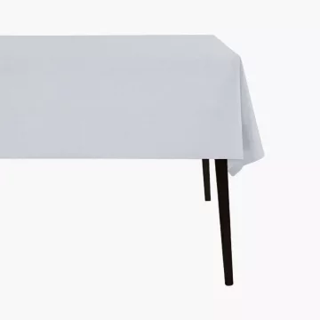 DUKA Namizni prt LYCKLIG 140x320 cm 100% lan bela