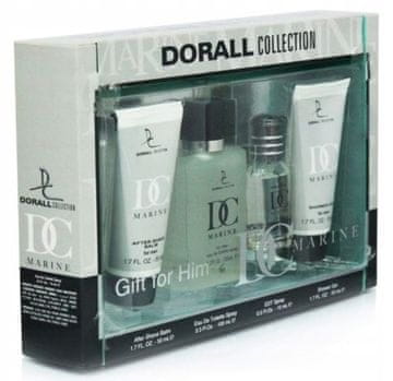 - darilni set kozmetike DC Marine v 4-delni škatli.