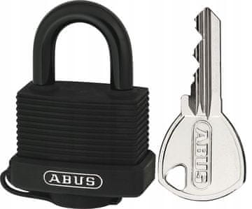 ABUS Aqua 717/45 vodoodporna zunanja ključavnica iz nerjavečega jekla, 2 ključa
