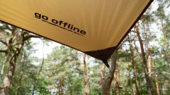 BUSHMEN ULTRA-Ponjava 3×3 temno olivna ultralahka, 410 g, 3000 mm HO SilNylon 20D