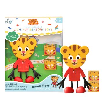Komplet senzoričnih kock, ki se svetijo v vodi Daniel Tiger, Glo Pals